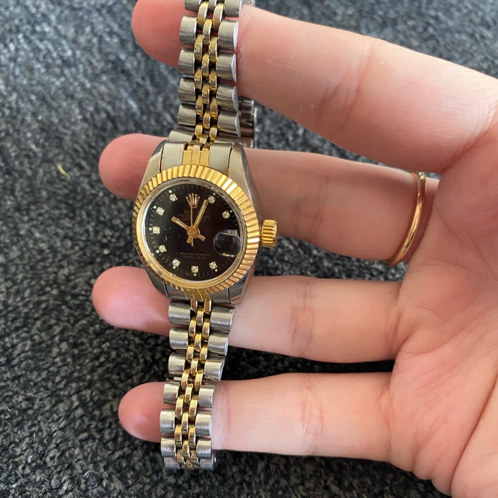 Vintage Oyster Perpetual Datejust with diamonds